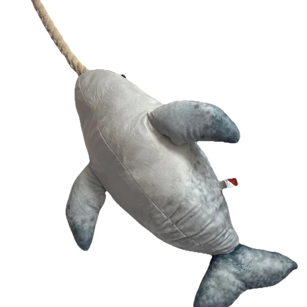 NEW Wild Republic Living Ocean NARWHAL 20" Plush Toy Stuffed Animal - Picture 5 of 5
